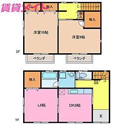 🉐敷金礼金0円！🉐バス ＊＊＊＊駅 バス バス浜田下車 徒歩5分