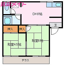 🉐敷金礼金0円！🉐参宮線 五十鈴ヶ丘駅 徒歩47分