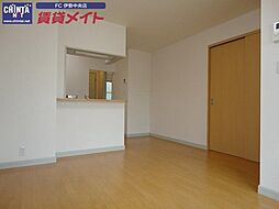 JR参宮線 田丸駅 7.2kmの賃貸アパート 1階1LDKのリビング/ダイニング