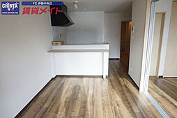 近鉄山田線 小俣駅 徒歩10分の賃貸アパート 1階2LDKのリビング/ダイニング