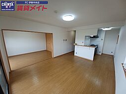 近鉄山田線 小俣駅 徒歩18分の賃貸マンション 1階2LDKのリビング/ダイニング
