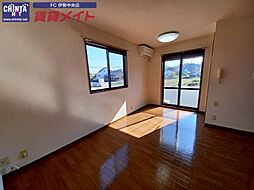 JR参宮線 五十鈴ケ丘駅 徒歩19分の賃貸アパート 1階ワンルームのリビング/ダイニング