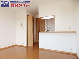 近鉄山田線 斎宮駅 徒歩33分の賃貸アパート 2階1LDKのリビング/ダイニング