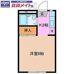 JR参宮線 五十鈴ケ丘駅 徒歩34分 1階/-