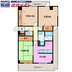 近鉄鳥羽線 宇治山田駅 徒歩15分 4階/-