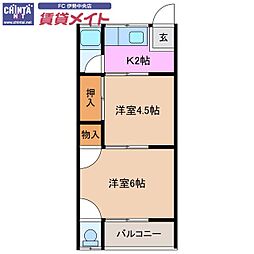 JR参宮線 五十鈴ケ丘駅 徒歩35分 1階/-