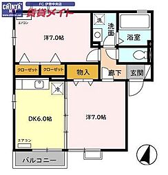 近鉄山田線 明野駅 徒歩29分 2階/-