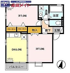 物件の間取り