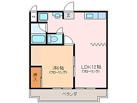 三重県津市江戸橋１丁目（賃貸マンション1LDK・1階・39.69㎡） その2