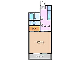 三重県津市江戸橋２丁目（賃貸マンション1DK・1階・27.00㎡） その2