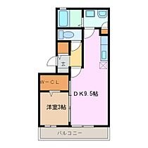 三重県津市白塚町（賃貸アパート1LDK・3階・35.55㎡） その2