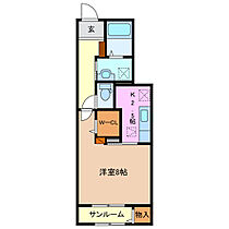 三重県津市城山３丁目（賃貸アパート1K・1階・33.20㎡） その2