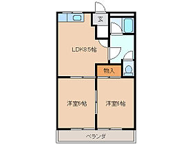 三重県津市一身田町（賃貸アパート2LDK・2階・44.88㎡） その2