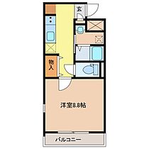 三重県津市江戸橋２丁目（賃貸マンション1K・3階・30.02㎡） その2