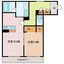 三重県津市栄町４丁目（賃貸アパート1LDK・3階・45.29㎡） その2