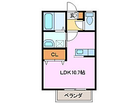 三重県津市城山３丁目（賃貸アパート1K・1階・29.25㎡） その2