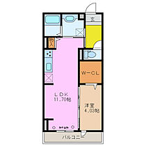 三重県津市栄町４丁目（賃貸アパート1LDK・3階・42.23㎡） その2