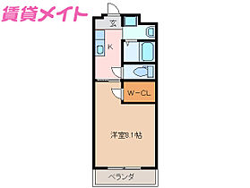 ＳーＦＯＲＴ三重大学前  ｜ 三重県津市江戸橋1丁目（賃貸マンション1K・7階・30.24㎡） その2