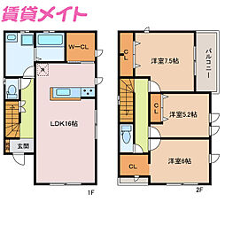 🉐敷金礼金0円！🉐リナージュ津市白塚町01
