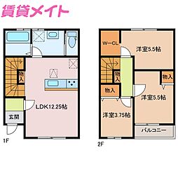 🉐敷金礼金0円！🉐リーブルファイン津興柳山　第二　3号棟