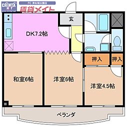ガーデンヒルズ1号館 1階
