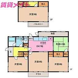 🉐敷金礼金0円！🉐河芸町新上野団地一戸建