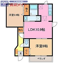 メゾン・サンパティーク 1階