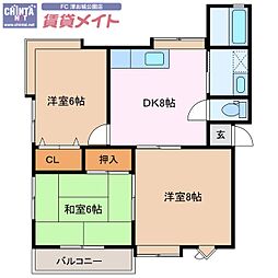 🉐敷金礼金0円！🉐パストラル津Ａ
