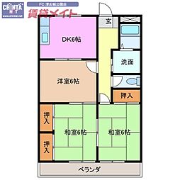 第二西浜ハイツ 2階