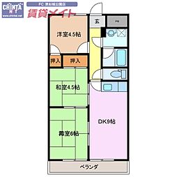 🉐敷金礼金0円！🉐リパルティーレ津新町　B棟