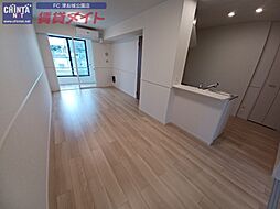 シェルト　クレーテ津　Ａ 1階1LDKのリビング/ダイニング