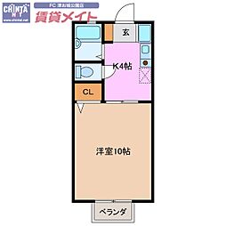 サンハイツ藤方 1階/-