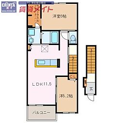 ゴールドオルカノース 2階