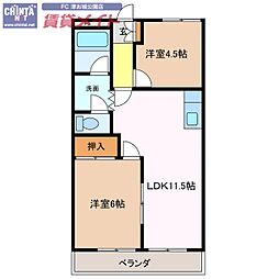 ハイコーポ清風 2階/-
