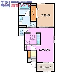 ベル・ガーデン A 1階