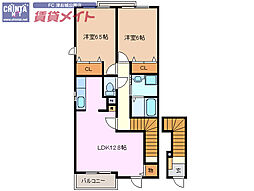 ファインコートA 2LDKの間取図画像