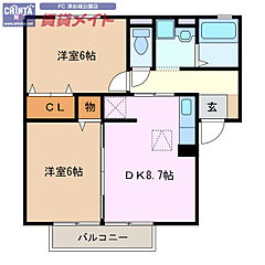 物件の間取り
