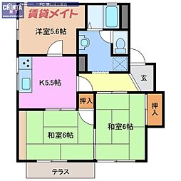 コーポアコギA 1階