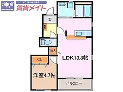 アルル南が丘Ｂ棟 1階/-