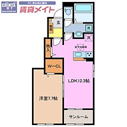 ラルース B 1階/-