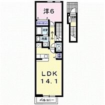 ジャン＆Ｔ  ｜ 大阪府堺市南区釜室（賃貸アパート1LDK・2階・48.90㎡） その2