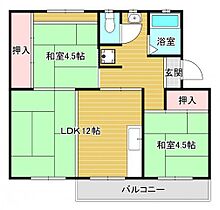 公団狭山住宅9号棟  ｜ 大阪府大阪狭山市西山台5丁目（賃貸マンション2LDK・4階・48.85㎡） その2