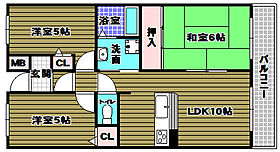 ビューハイツ  ｜ 大阪府河内長野市西之山町（賃貸マンション3LDK・3階・63.00㎡） その2