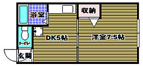 ハイツスタニ  ｜ 大阪府大阪狭山市茱萸木5丁目（賃貸マンション1DK・2階・26.00㎡） その2