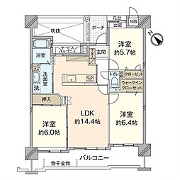 間取図画像 3LDK