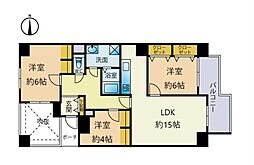 間取図画像 3LDK