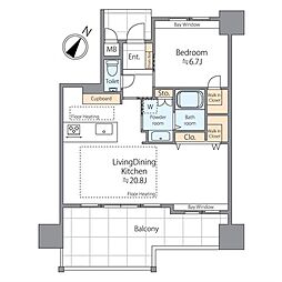 間取図画像 1LDK