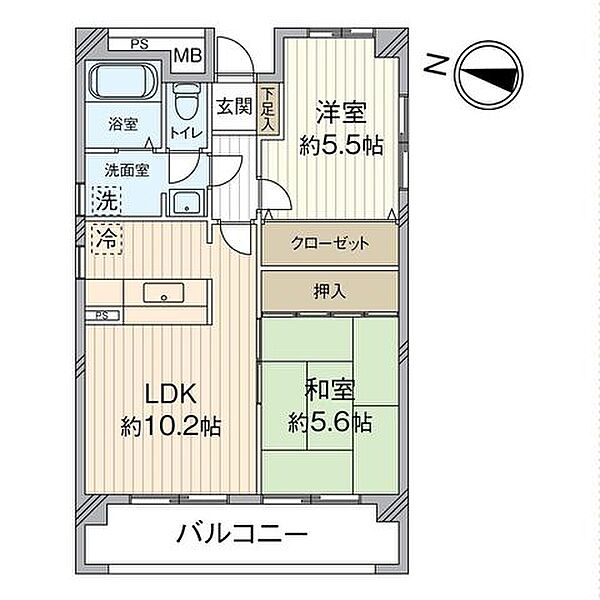 間取りを拡大表示