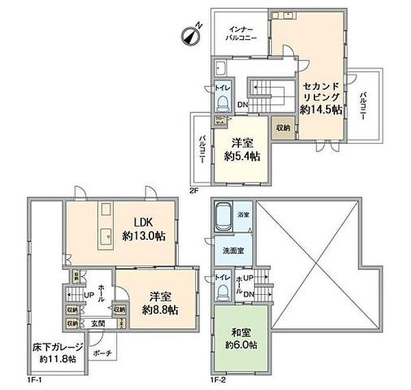間取りを拡大表示