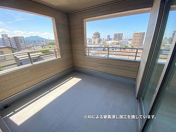 バルコニーを拡大表示